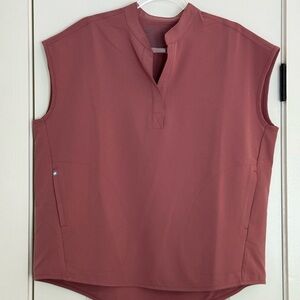 FIGS Rafaela Top in Mauve